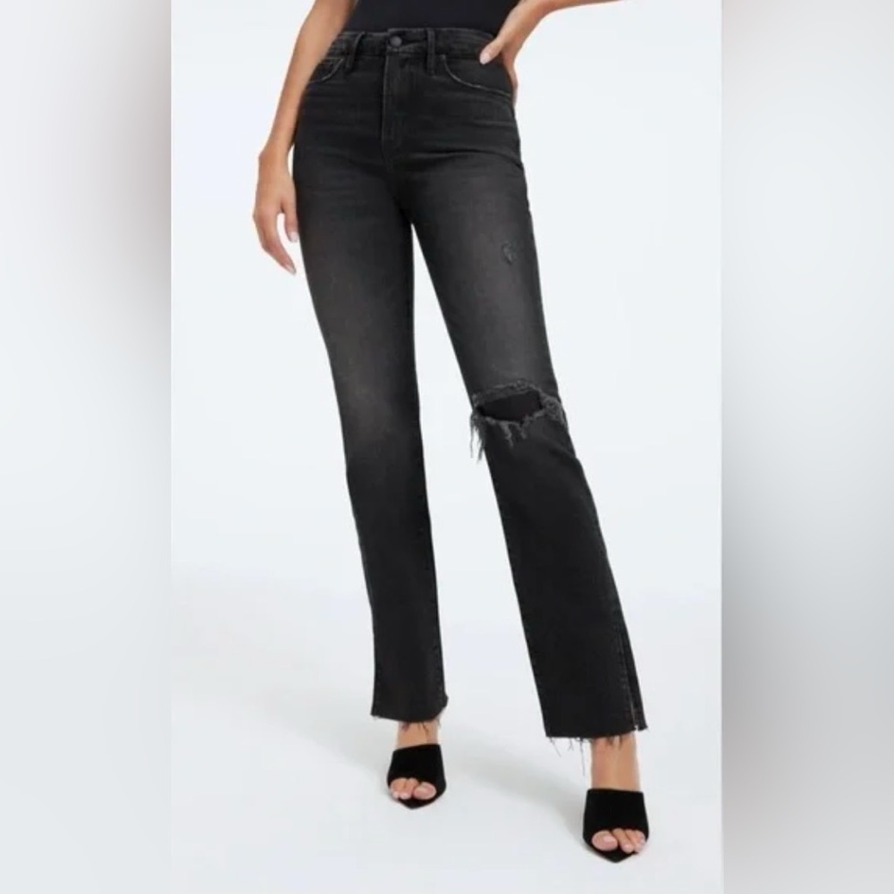 NWT Good American Good Boy Jeans; size 14 (32 inseam)